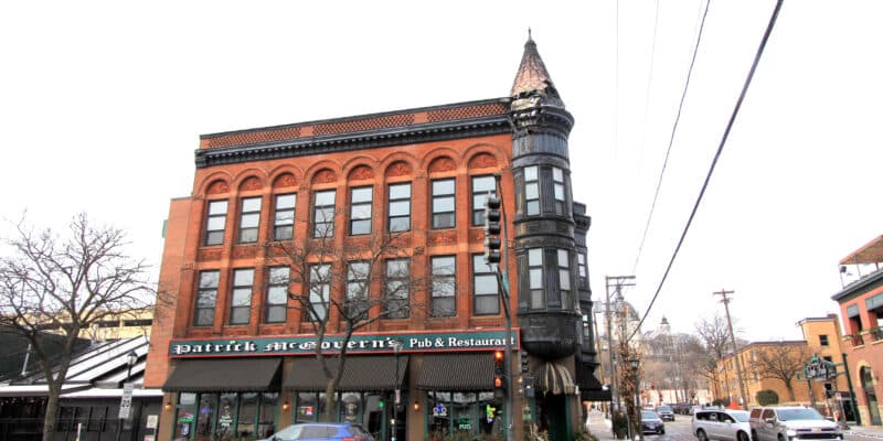 Patrick McGoverns Pub and Restaurant fire damage streetview